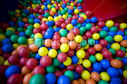 plastic coloured balls